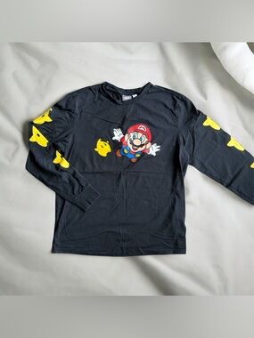 Puma Super Mario Black Long-Sleeve Shirt